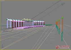 运河长廊3D模型