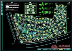 松门海逸豪园环境设计动力设计说明，系统图及平面图
