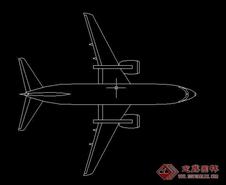CAD飞机素材
