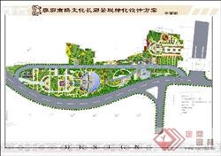 曲靖南城门文化长廊规划设计方案二