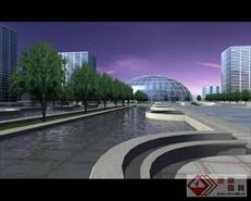 一些城市环境景观动画视频