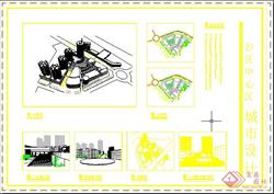 某市中心区规划设计图纸