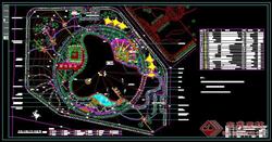 台州市民广场灯光系统设计图纸及效果图
