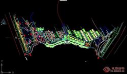 南京某大型住宅小区景观规划设计完整方案全套CAD图