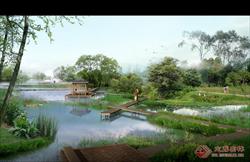 某生态湿地公园景观桥设计方案PSD源文件