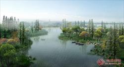 某湿地公园湖岸滨水景观设计方案PSD源文件