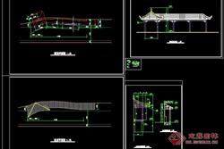 亭廊CAD建筑施工图