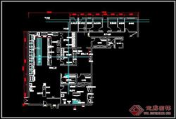 星级酒店厨房CAD平面图
