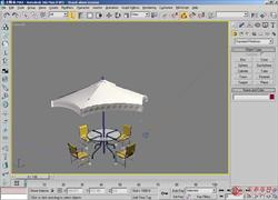 太阳伞3D模型