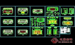 公安局办公楼完整建筑施工图