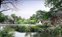中国古典园林效果图PSD格式