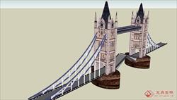 伦敦大桥sketchup模型